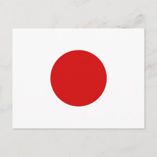 Cartão postal com Sinalizador Japão