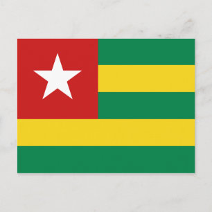 Cartão postal com Sinalizador Togo