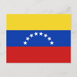 Cartão postal com Sinalizador Venezuela