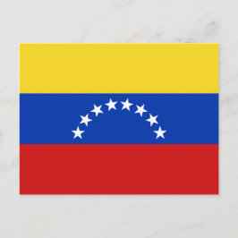 Cartão postal com Sinalizador Venezuela