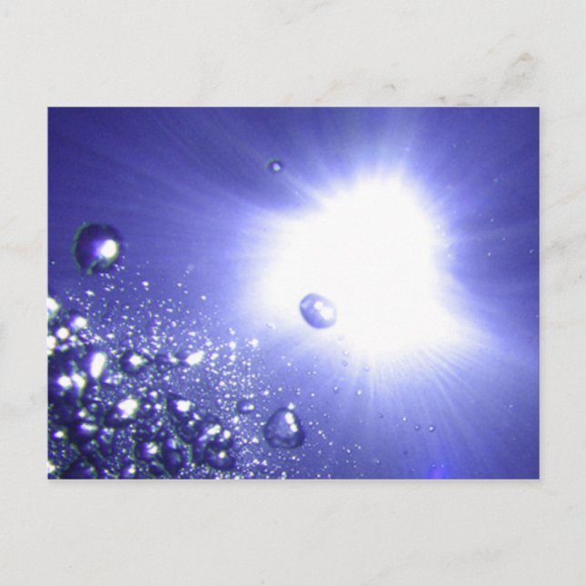 Cartão postal com sol radiante (Frente)