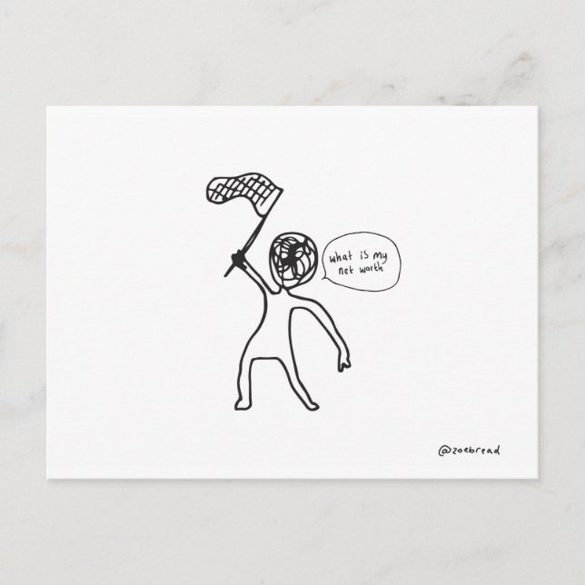 cartão postal com valor líquido (Frente)