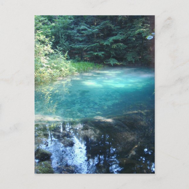 Cartão postal com vista Lago de Drácula (Frente)