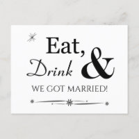 Coma Bebida Que Casamos Na Festa Retro-Elopement
