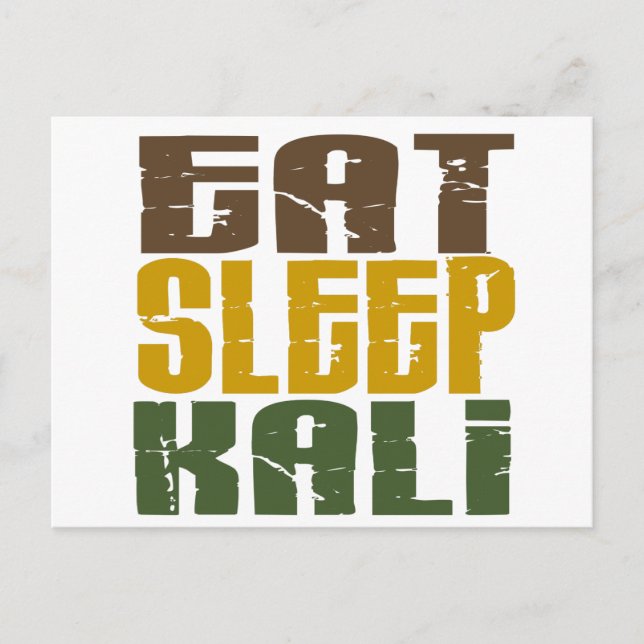 Cartão Postal Coma Dormir Kali 1 (Frente)