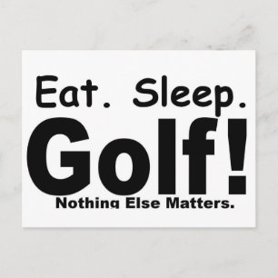 Cartão Postal Coma Golfe Do Sono - Nada Mais Importa