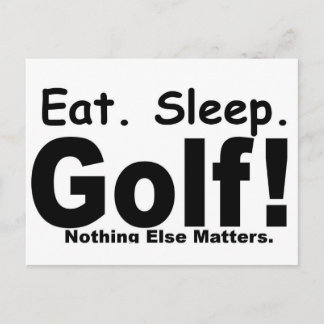 Cartão Postal Coma Golfe Do Sono - Nada Mais Importa