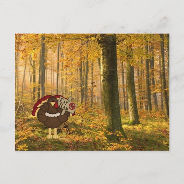 Cartão Postal Coma Ham Não Turquia (Frente)