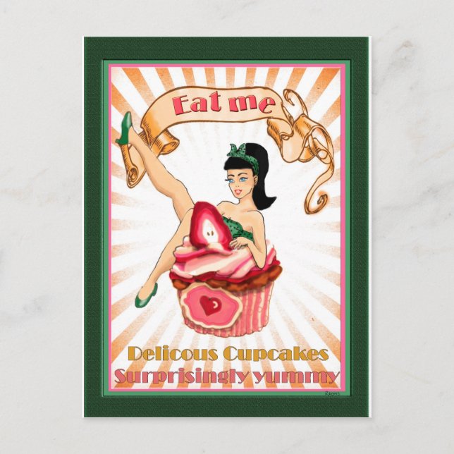 Cartão Postal Coma-me (Frente)
