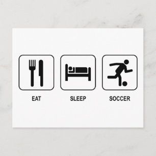 Cartão Postal Coma o futebol do sono