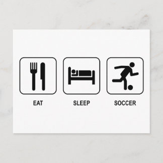 Cartão Postal Coma o futebol do sono