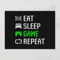 Coma o Jogo de Vídeo do Sono Repita Jogos Engraçad