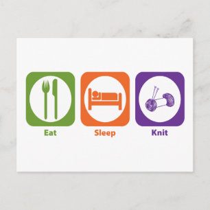Cartão Postal Coma o kit de dormir