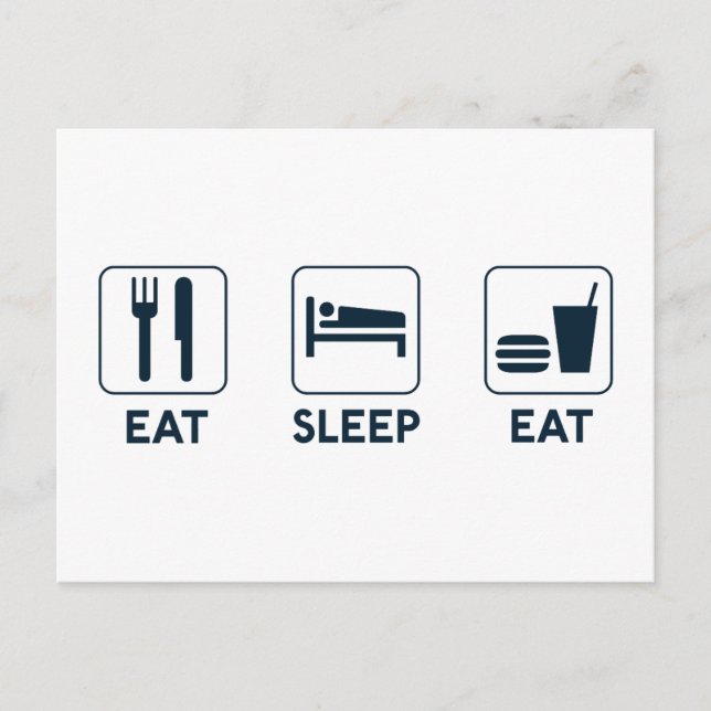 Cartão Postal Coma o sono (Frente)