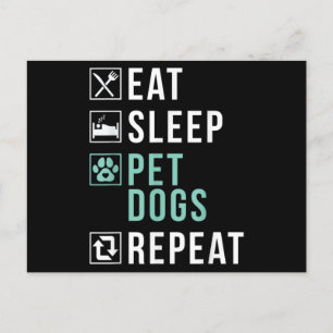 Cartão Postal Coma Os Cães De Pet Repetem O Cachorro De Papoila