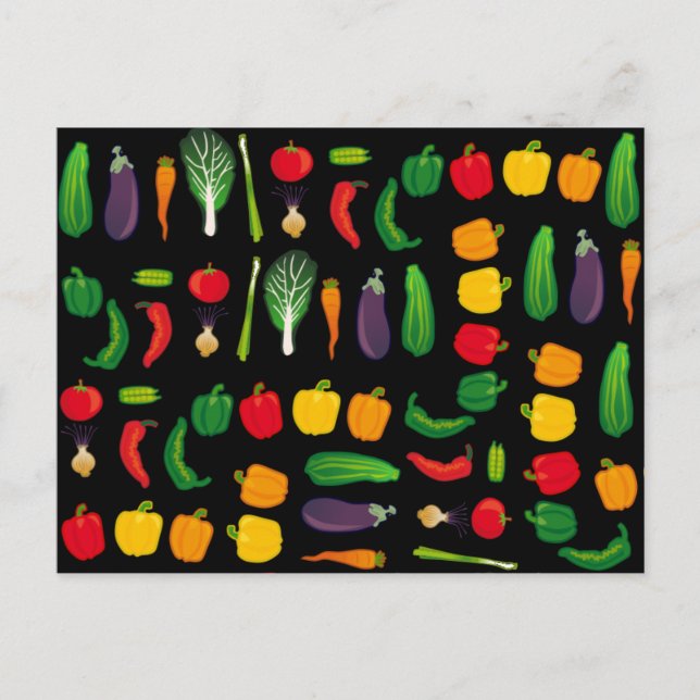 Cartão Postal Coma seu cartão-postal multivegetativo (Frente)