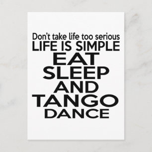 CARTÃO POSTAL COMA SONO TANGO