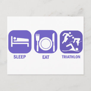 Cartão Postal Coma Triathlon Sleep