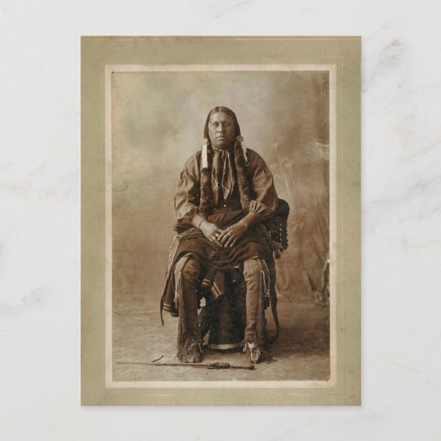 Cartão Postal Comanche Medicine Man 1898 (Frente)