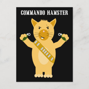 Cartão Postal Comandante Hamster