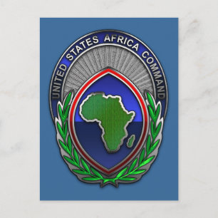 Cartão Postal Comando da África dos EUA
