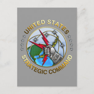 Cartão Postal Comando Estratégico dos Estados Unidos