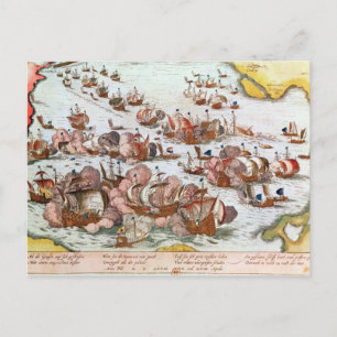 Cartão Postal Combate Naval