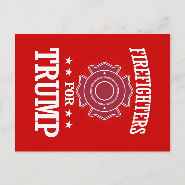 CARTÃO POSTAL COMBATEDORES PARA TRUMP (Frente)