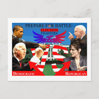 Cartão Postal Combatentes eleitorais!