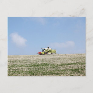 Cartão Postal Combine Harvester