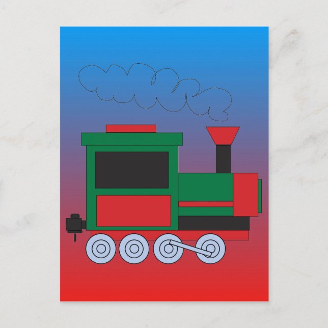 Cartão Postal Comboio (Frente)