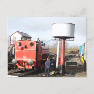 CARTÃO POSTAL COMBOIO A VAPOR