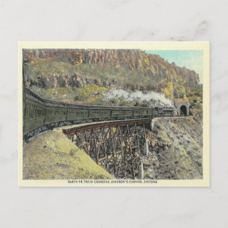 Cartão Postal Comboio de Arizona Vintage