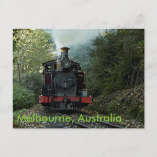 Cartão Postal Comboio em Melbourne, Austrália