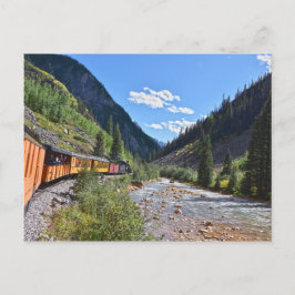 Cartão Postal Comboio Estreito de Gage retornando a Durango, Col