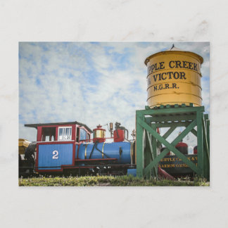 Cartão Postal Comboio Estreito em Cripple Creek, Colorado