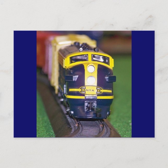 Cartão Postal Comboio Modelo HO (Frente)