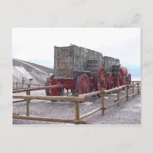 CARTÃO POSTAL COMBOIO MULTIMÉTRICO DE MORTE VALLEY (Frente)