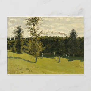 Cartão Postal Comboio no campo (1870)