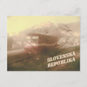 Cartão Postal Comboio Retro