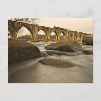 Cartão Postal Comboio sobre James River