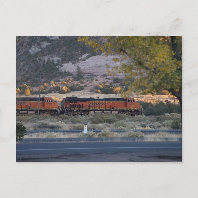 Cartão Postal comboio viagem (Frente)