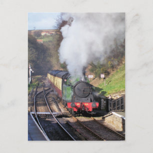 CARTÃO POSTAL COMBOIOS DE VAPOR