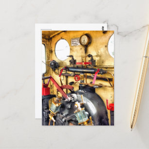 CARTÃO POSTAL COMBOIOS DE VAPOR