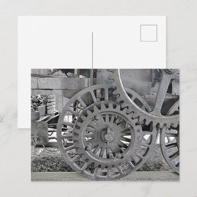 CARTÃO POSTAL COMBOIOS DE VAPOR (Frente/Verso)