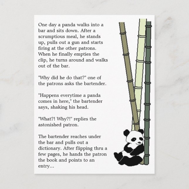 Cartão Postal "Come Shoots and Leaves" (Frente)