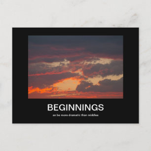 Cartão Postal Começa poster de demonstração