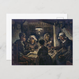 Cartão Postal Comedores De Batata   Van Gogh  