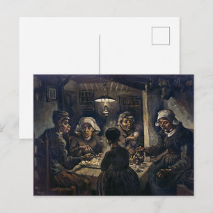 Cartão Postal Comedores de Batata Van Gogh