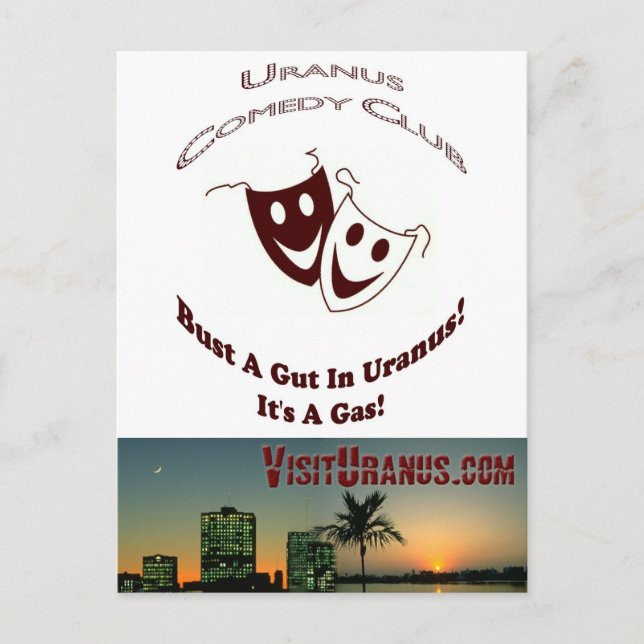 Cartão Postal Comedy Club (Frente)